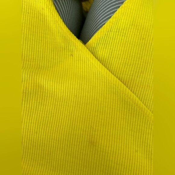 Zara Trafaluc Yellow Front Cross Bodysuit - Picture 14 of 14